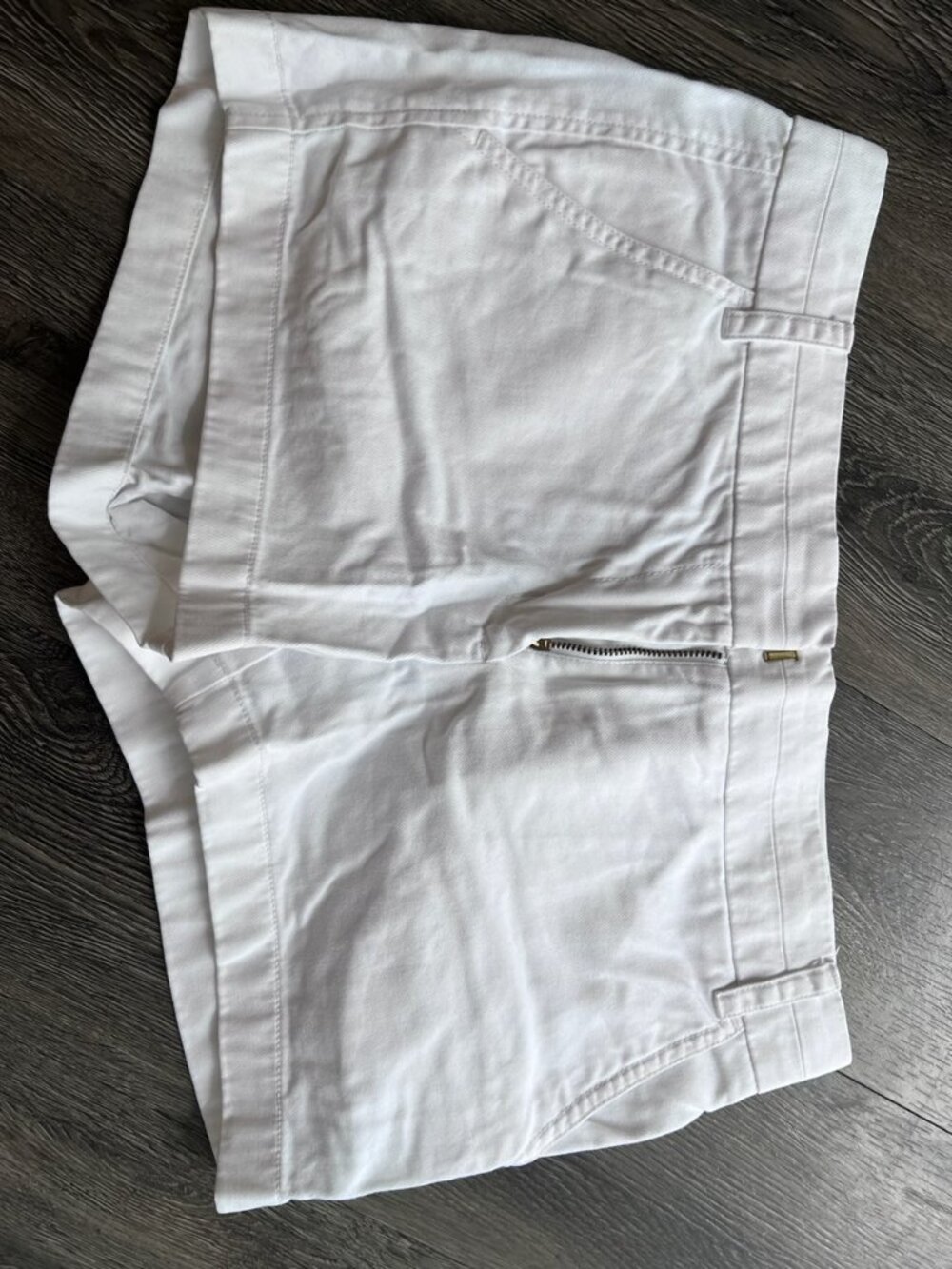 J.Crew White Chino Shorts Size 4 Classic Tailored